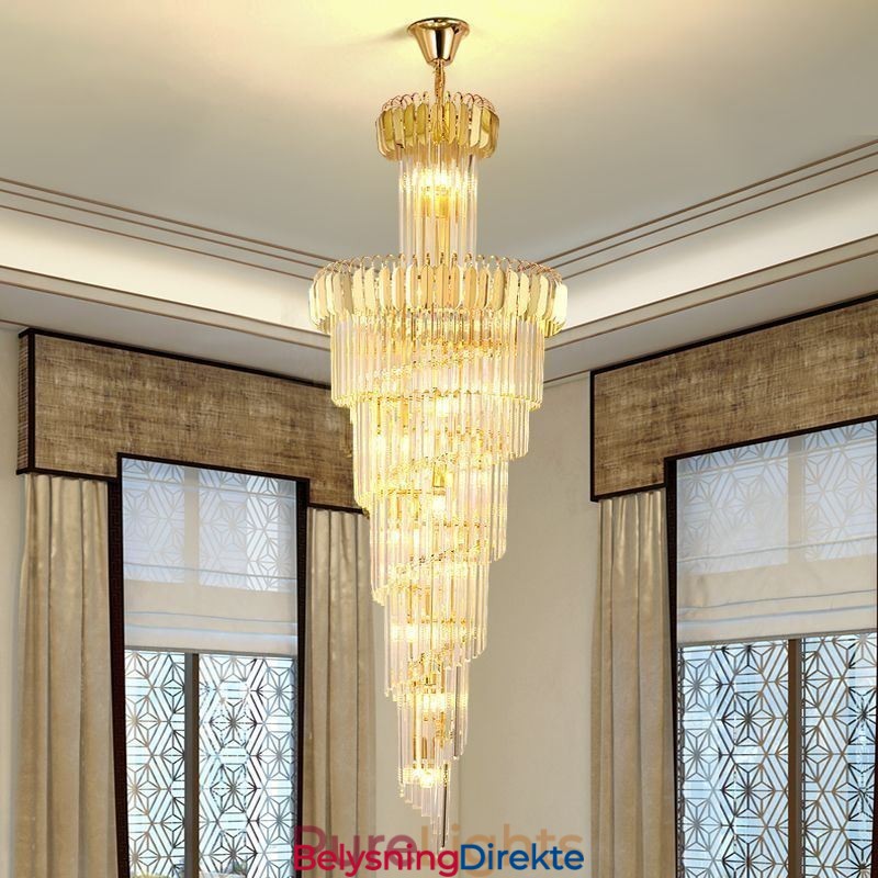 Glitrende Pendellampe Stor Taklampe