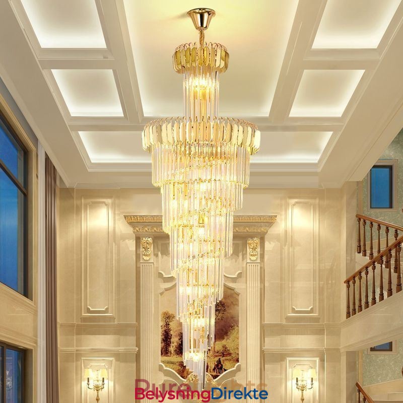 Glitrende Pendellampe Stor Taklampe