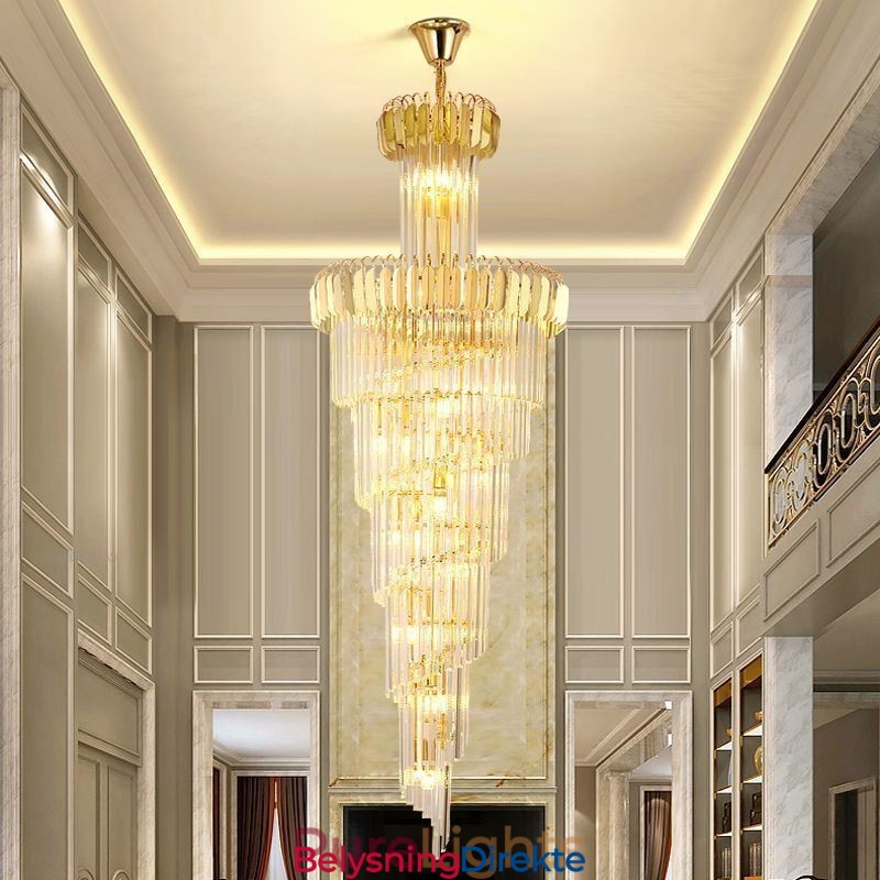 Glitrende Pendellampe Stor Taklampe