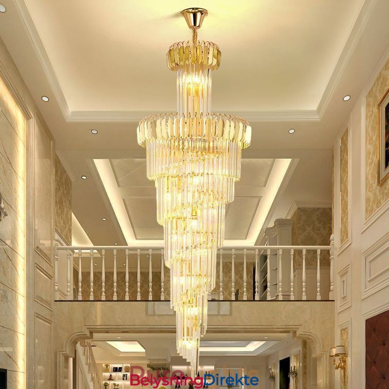 Glitrende Pendellampe Stor Taklampe