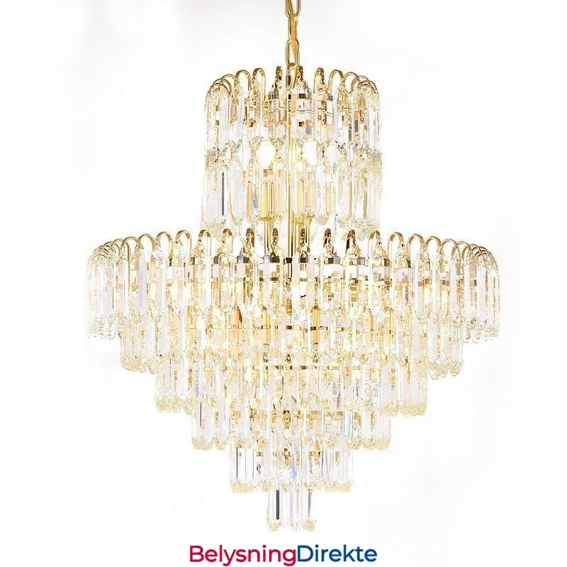 Elegant Pendellampe Krystallrund Taklampe