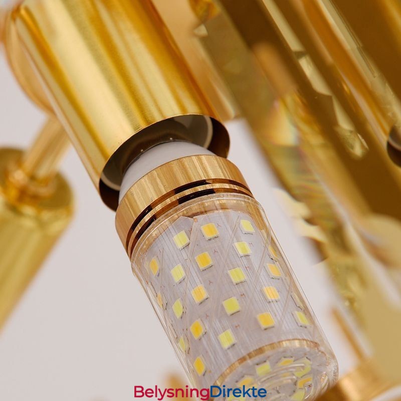 Elegant Pendellampe Krystallrund Taklampe