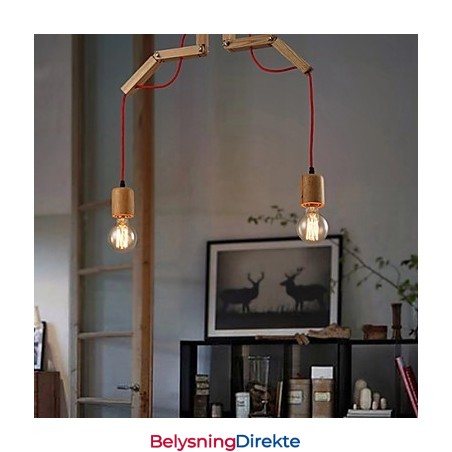 Lysekrone Mini-Stil Moderne Samtidsstil Tre Bambus