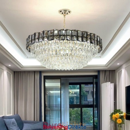 Krystall Pendellampe Moderne Taklamper