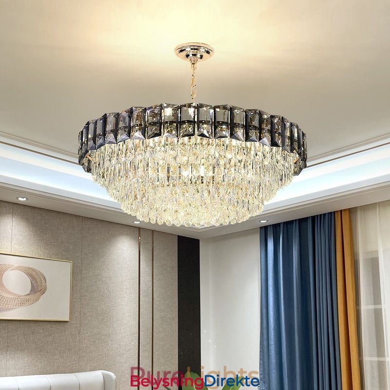 Krystall Pendellampe Moderne Taklamper