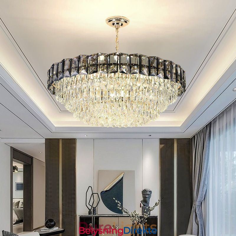 Krystall Pendellampe Moderne Taklamper