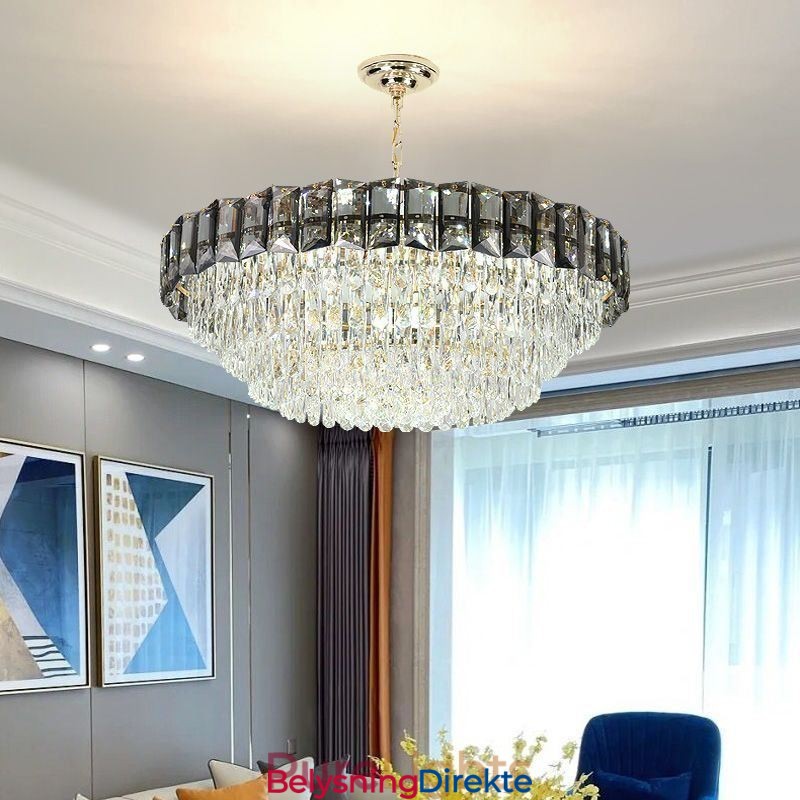 Krystall Pendellampe Moderne Taklamper