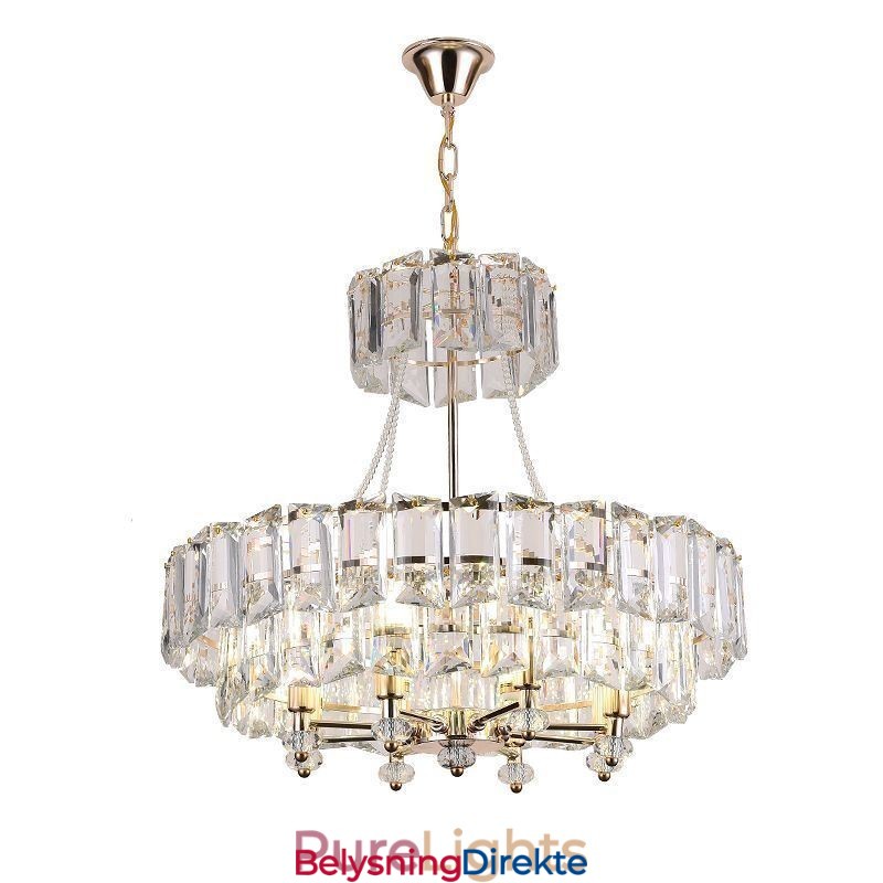 Hvit Krystall Pendellampe Moderne Taklamper Hengende Lamper