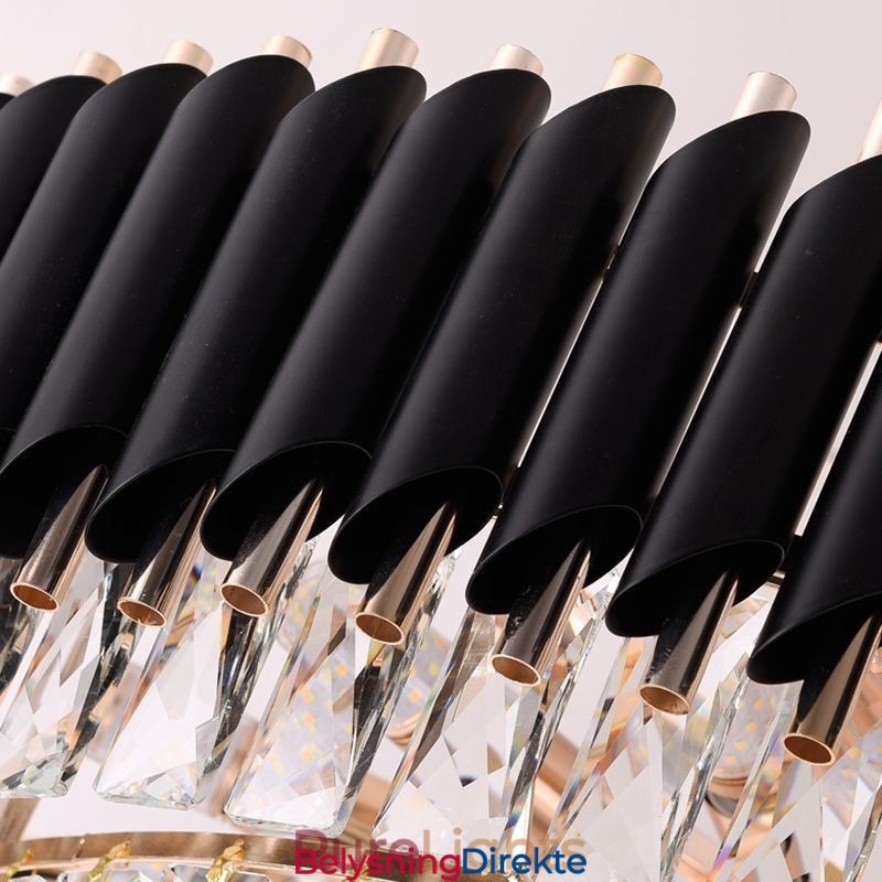 Luksuriøs Krystall Pendellampe Taklampe 6 9 12 Lys