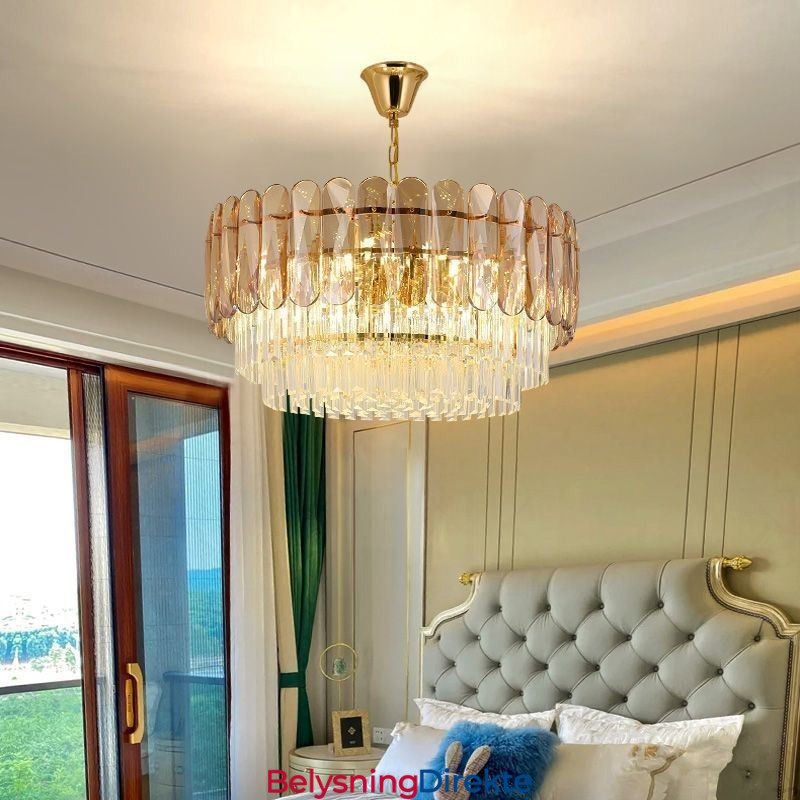 Moderne K9 Krystall Pendellampe Taklampe