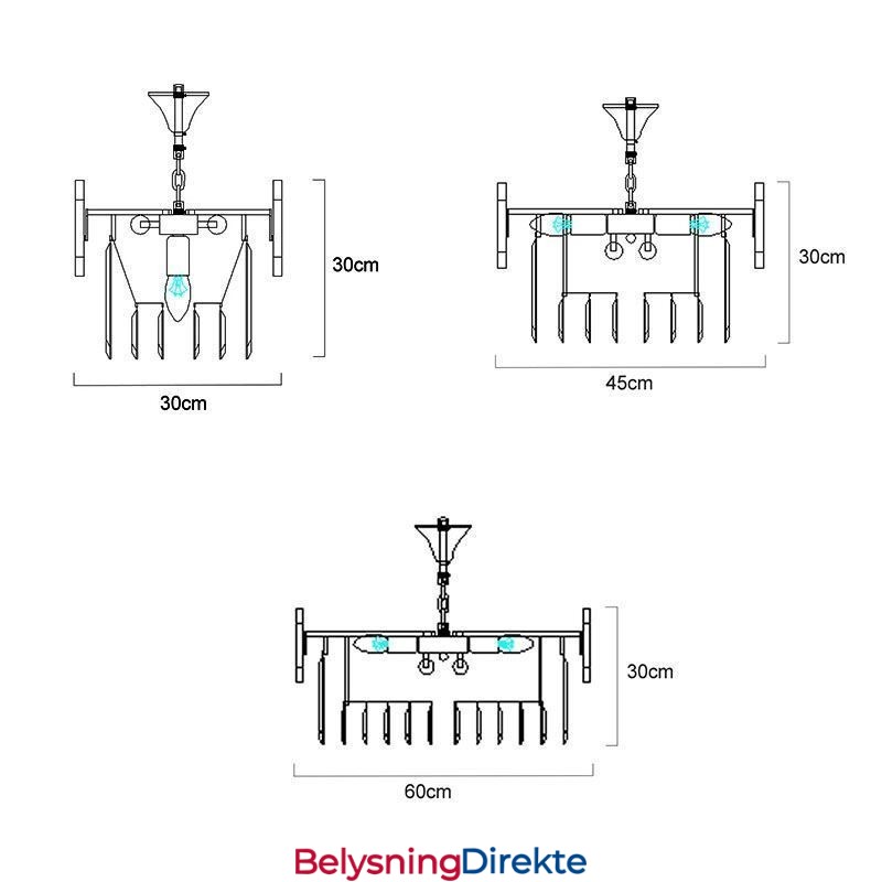 Moderne K9 Krystall Pendellampe Taklampe