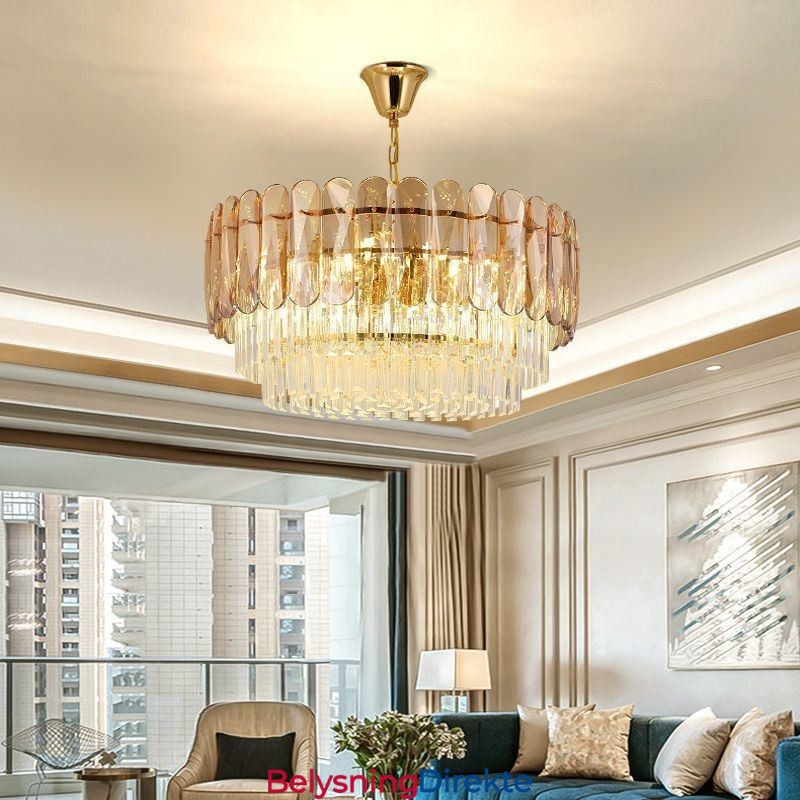 Moderne K9 Krystall Pendellampe Taklampe