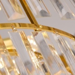 Moderne K9 Krystall Pendellampe Taklampe