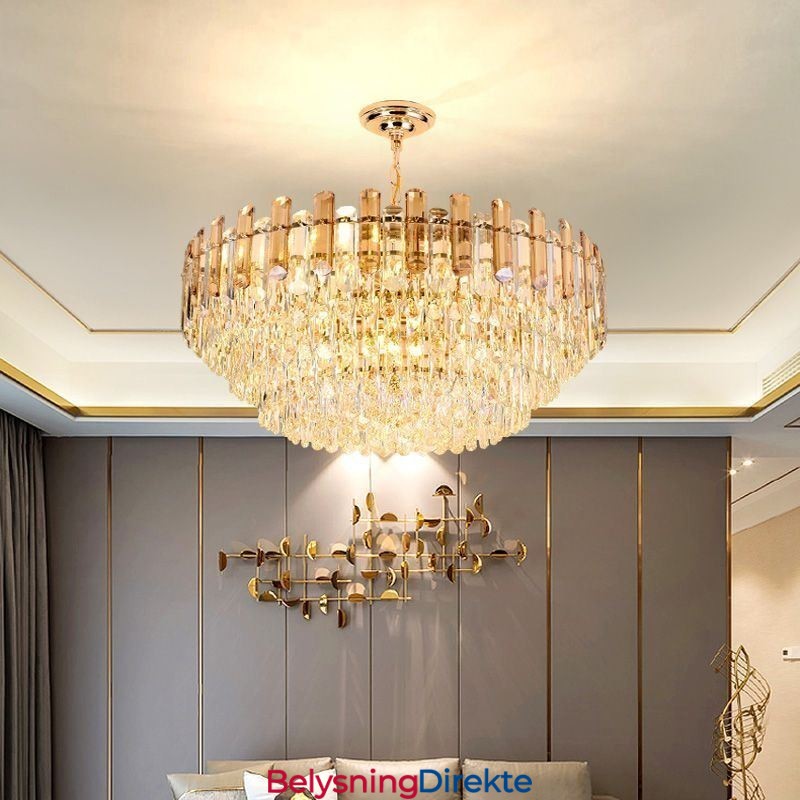 Europeisk Pendellampe Moderne K9 Krystallbelysning