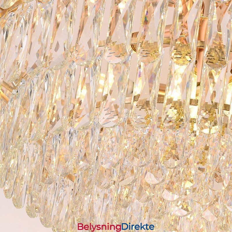 Europeisk Pendellampe Moderne K9 Krystallbelysning