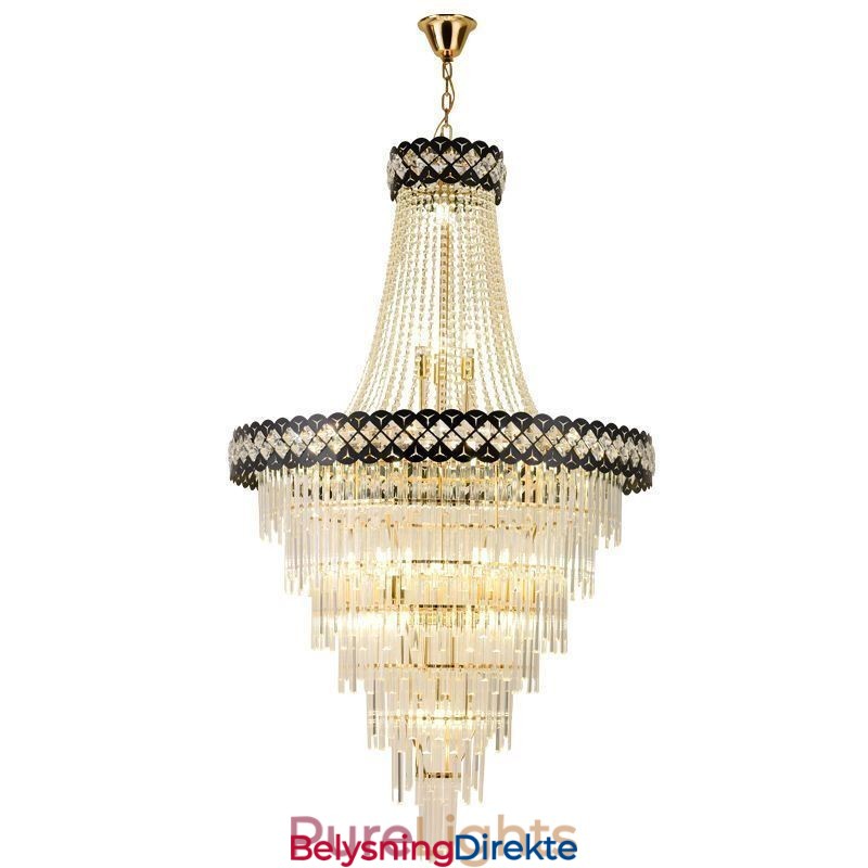 Luksuriøs Pendellampe I Krystall I Taket