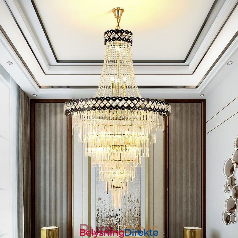 Luksuriøs Pendellampe I Krystall I Taket