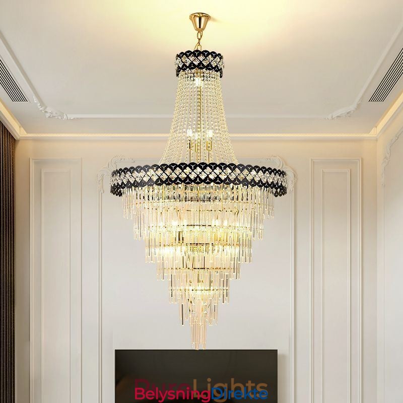 Luksuriøs Pendellampe I Krystall I Taket