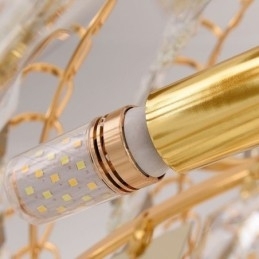 Luksuriøs Pendellampe I Krystall I Taket