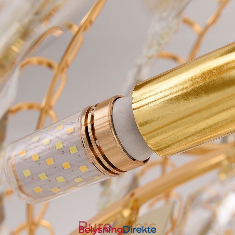 Luksuriøs Pendellampe I Krystall I Taket