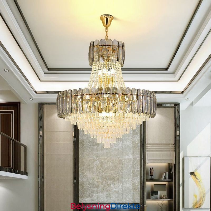 Europeisk Krystall Pendellampe Moderne Taklampe