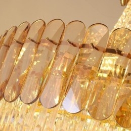 Europeisk Krystall Pendellampe Moderne Taklampe