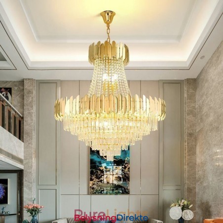 Klassisk K9 Krystall Pendellampe I Tak