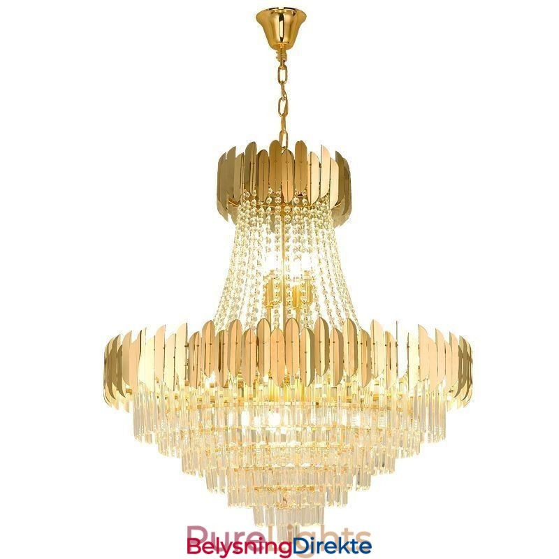 Klassisk K9 Krystall Pendellampe I Tak