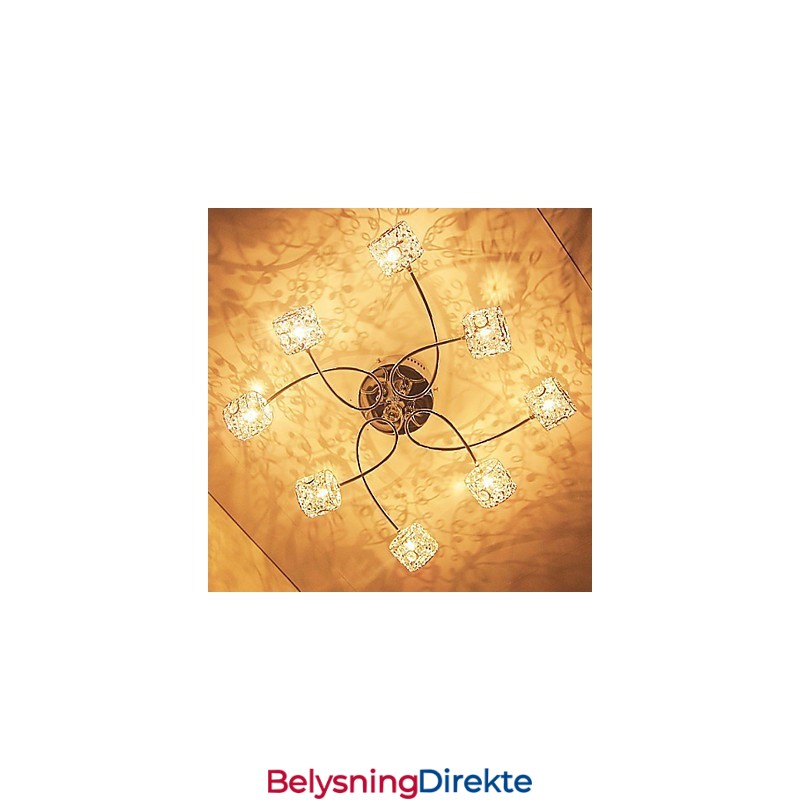 Moderne Samtidskunst Krystall Galvanisert Innfelt Montering