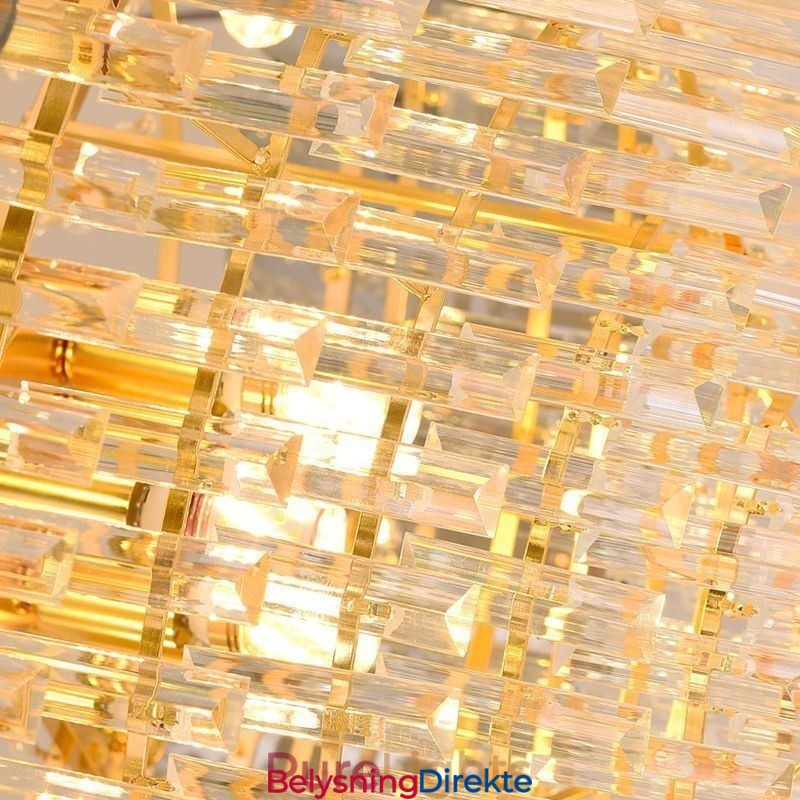 Klassisk K9 Krystall Pendellampe I Tak