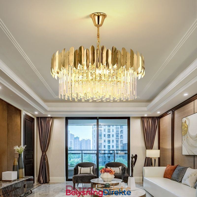 Nydelig Pendellampe K9 Krystall Taklampe