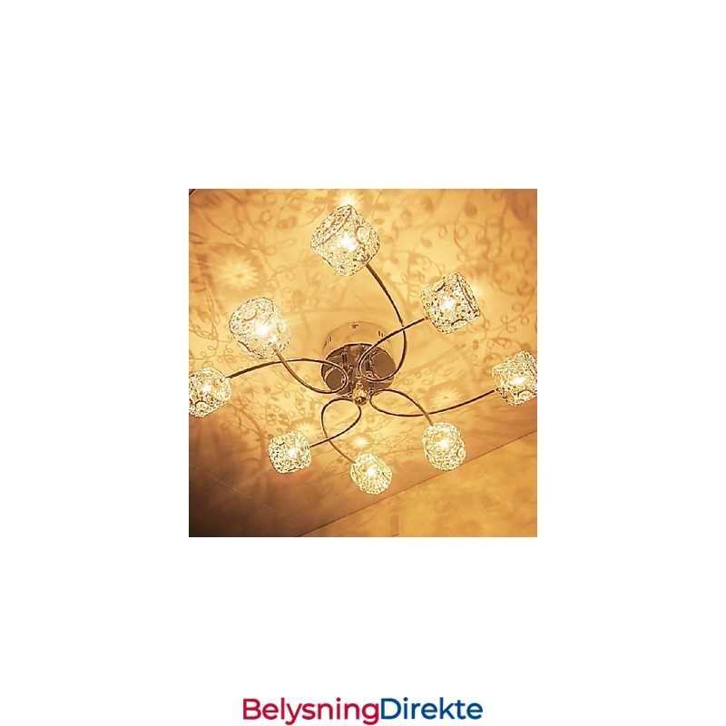 Moderne Samtidskunst Krystall Galvanisert Innfelt Montering