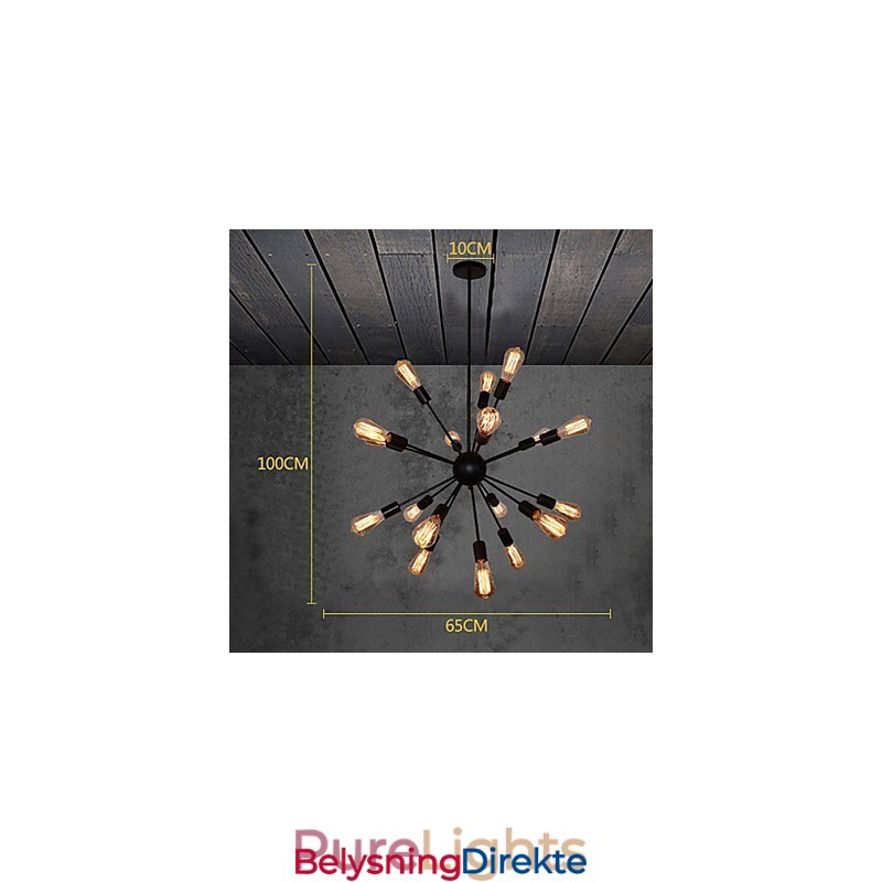 Country Designers Antikk Messing Metalllysekrone