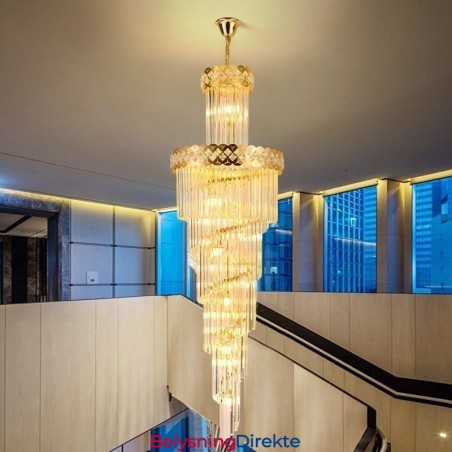 Luksuriøs Pendellampe Stor Hengelampe 12 16 18 Lys