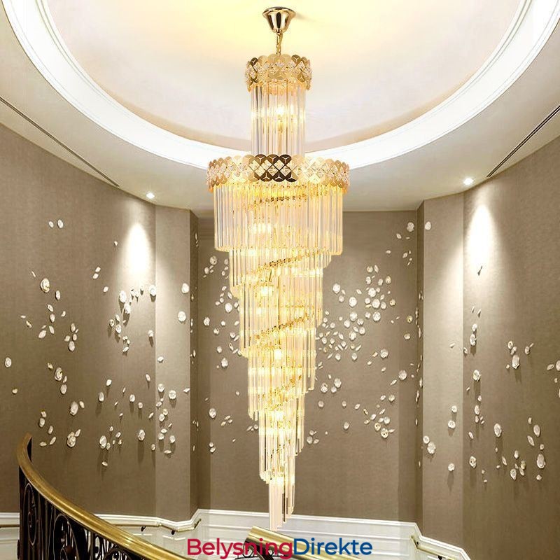 Luksuriøs Pendellampe Stor Hengelampe 12 16 18 Lys