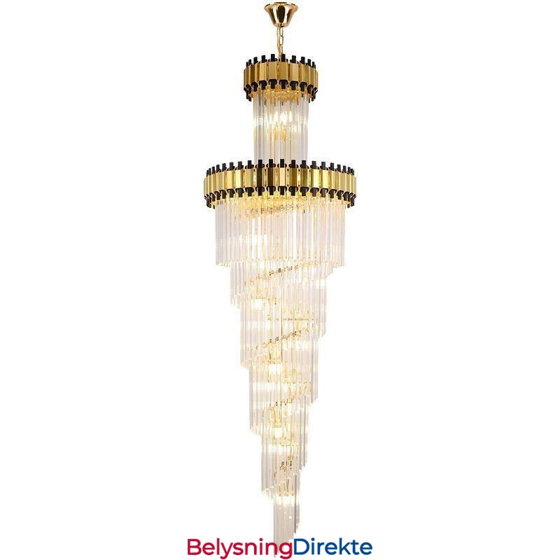 Krystall Pendellampe Moderne Spektakulær K9 Taklampe
