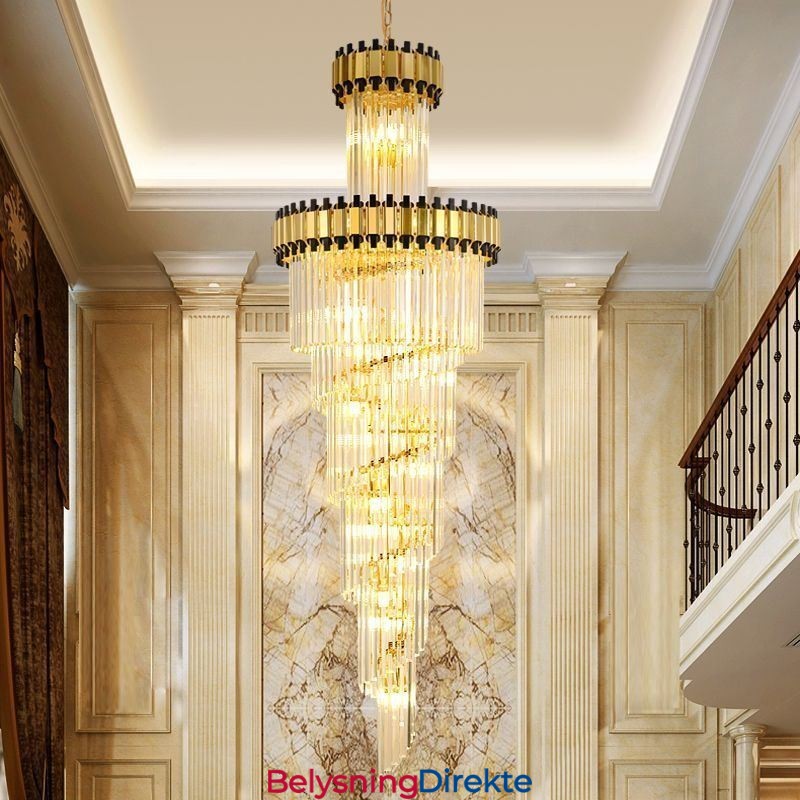 Krystall Pendellampe Moderne Spektakulær K9 Taklampe