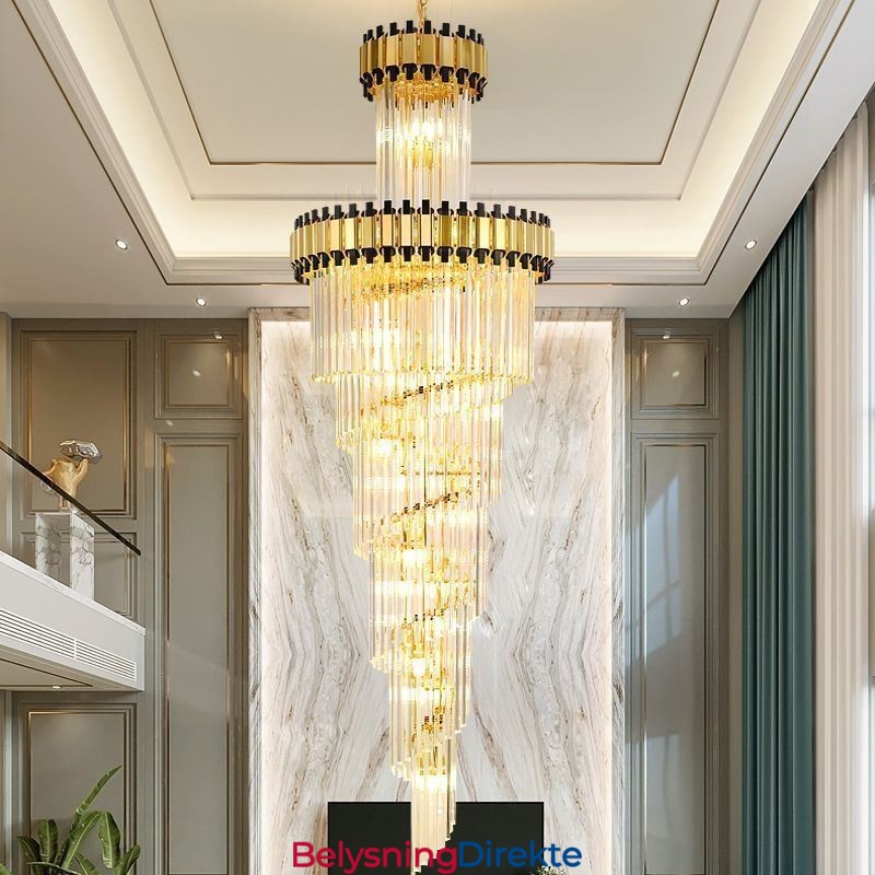 Krystall Pendellampe Moderne Spektakulær K9 Taklampe