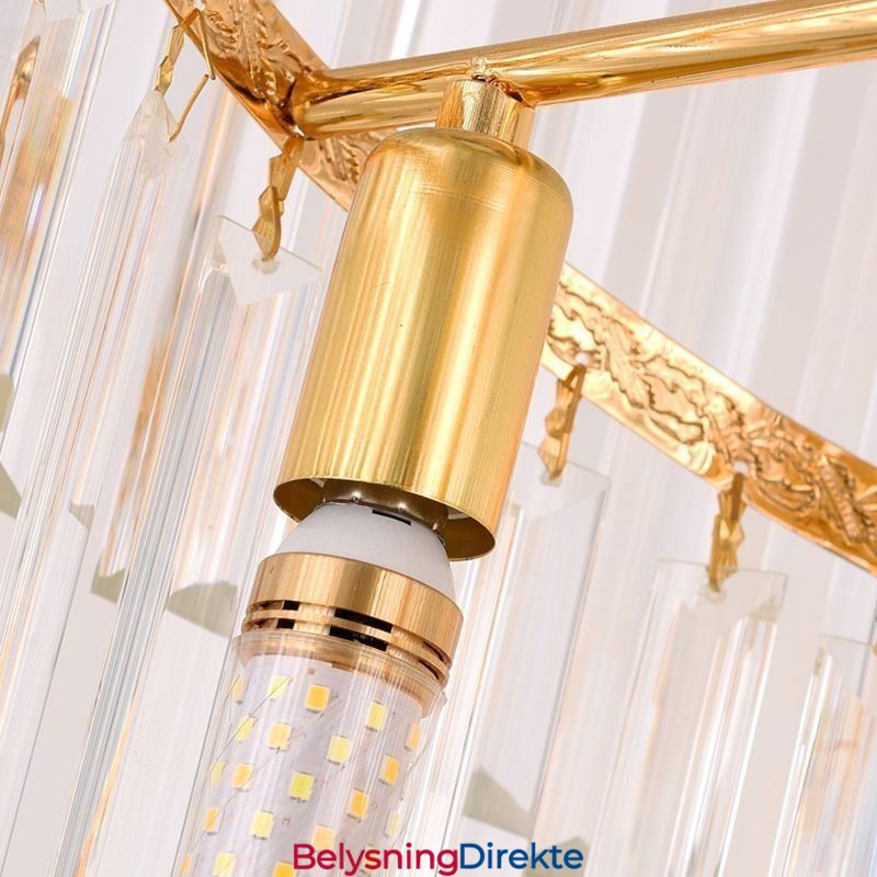 Krystall Pendellampe Moderne Spektakulær K9 Taklampe