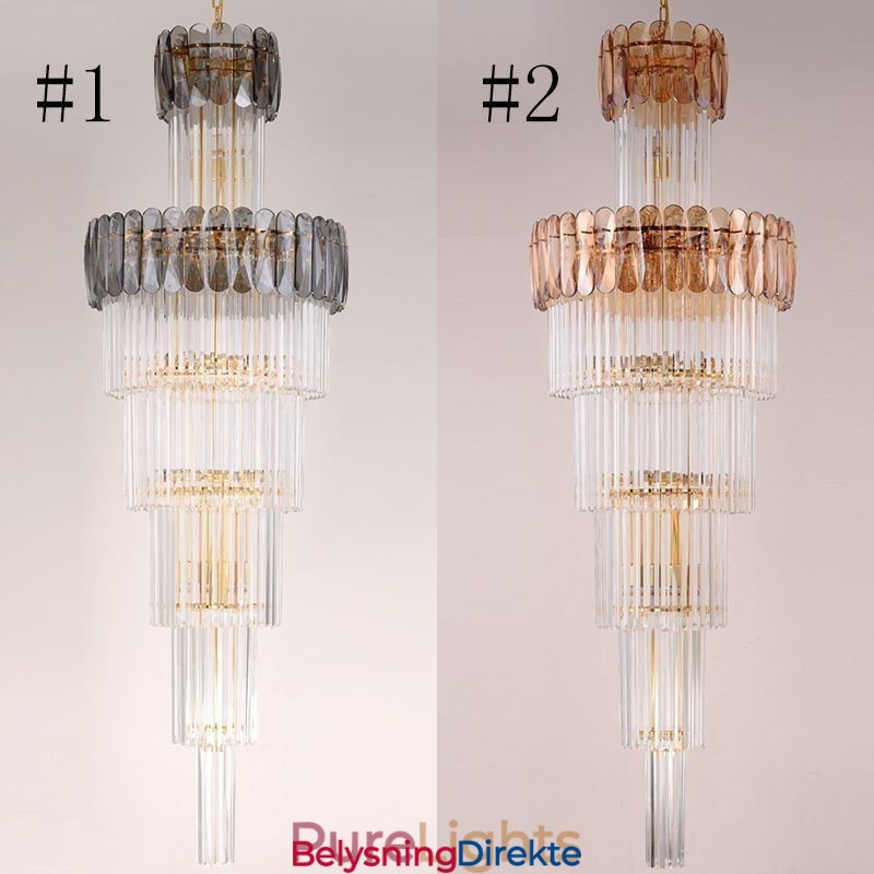 Europeisk Pendellampe Moderne Spektakulær K9 Taklampe