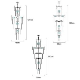 Europeisk Pendellampe Moderne Spektakulær K9 Taklampe