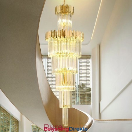 Moderne Krystall Taklampe Pendellampe Spisestue Foajé