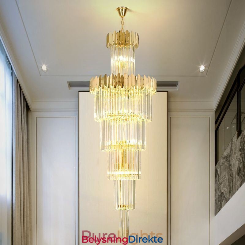 Moderne Krystall Taklampe Pendellampe Spisestue Foajé