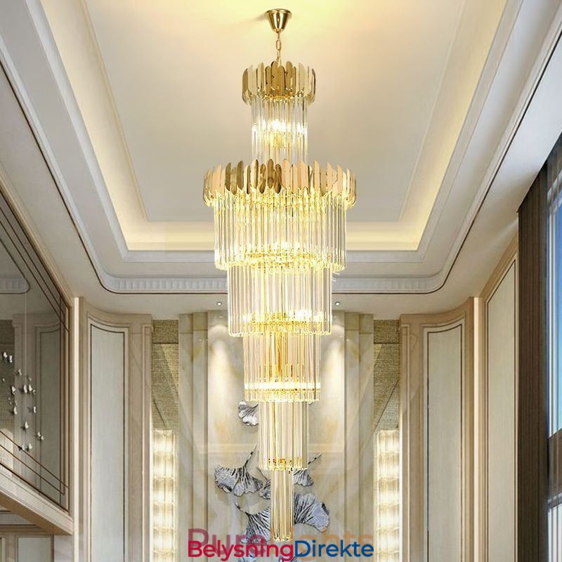 Moderne Krystall Taklampe Pendellampe Spisestue Foajé