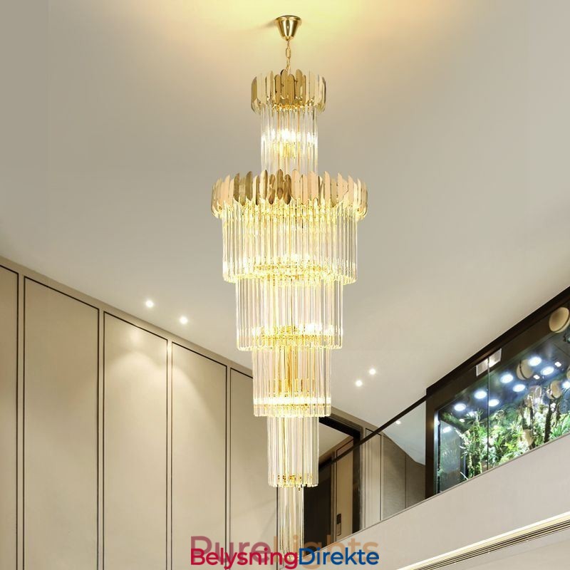 Moderne Krystall Taklampe Pendellampe Spisestue Foajé