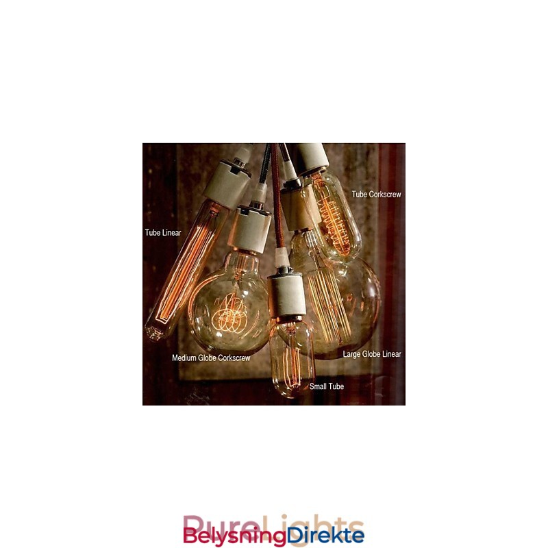 Den Nordamerikanske Kunststilen Wolframlampelysekrone