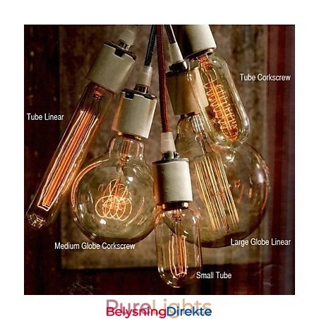 Den Nordamerikanske Kunststilen Wolframlampelysekrone