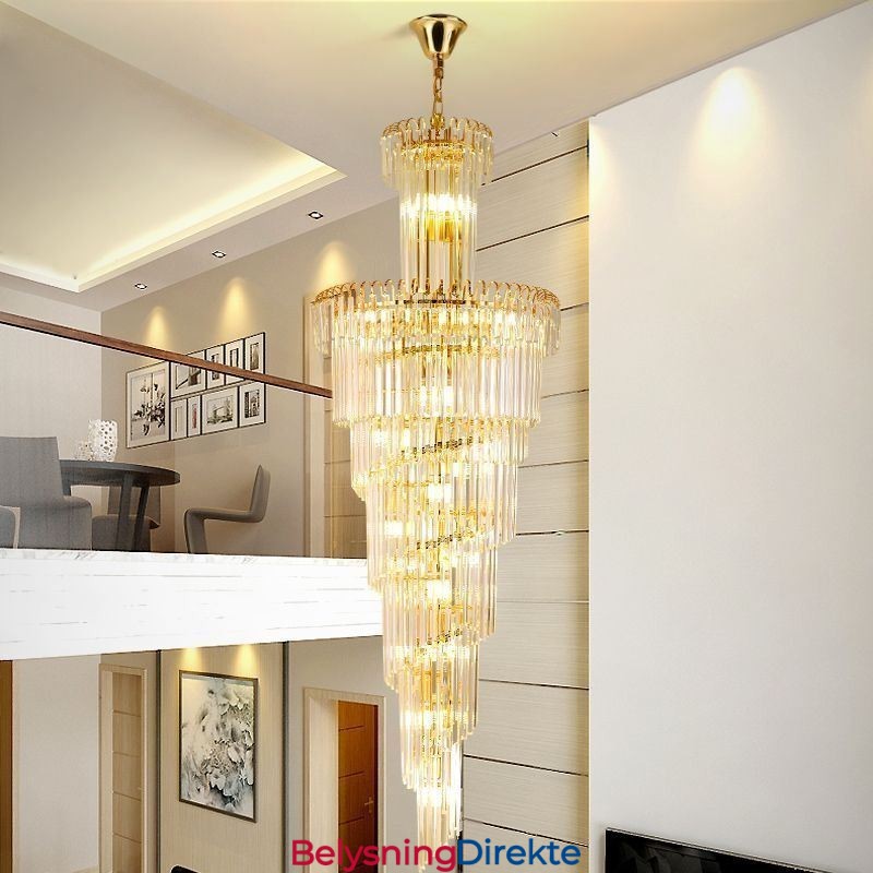 Moderne Krystall Taklampe Pendellampe