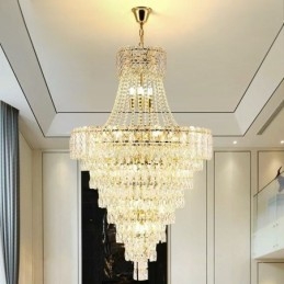 Moderne Elegant Krystall Pendellampe Konisk Taklampe