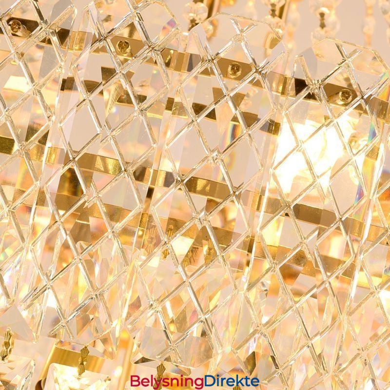 Moderne Elegant Krystall Pendellampe Konisk Taklampe